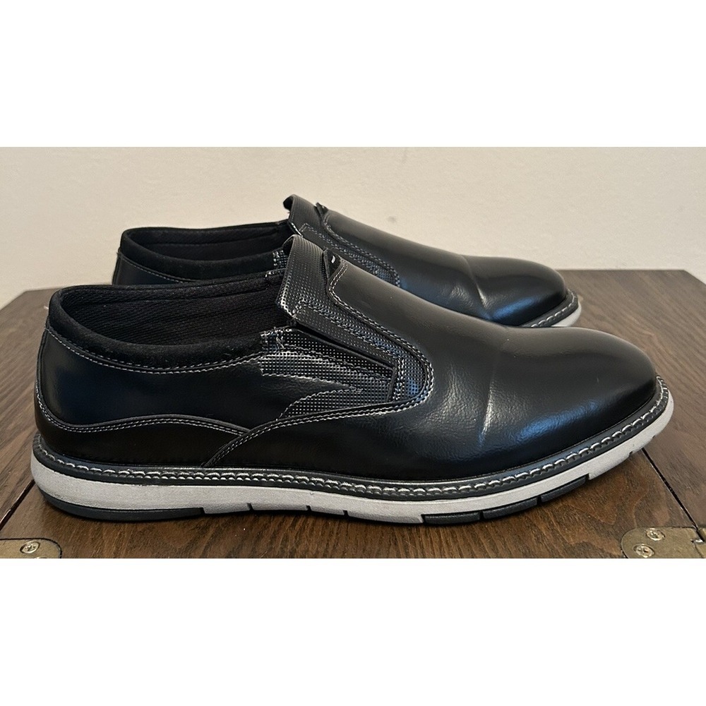 Vance Co. Men's Willis Tru Comfort Foam‎ Round Toe Loafer Color Black Size 10